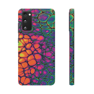 Bespattered Facade Neon Butterfly Snap Case