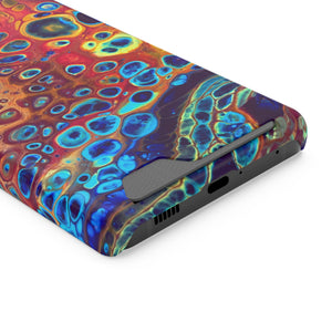 Bespattered Facade Intergalactic Rainbow Phone Case With Card Holder