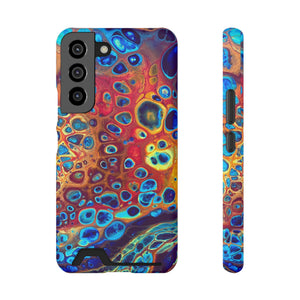 Bespattered Facade Intergalactic Rainbow Phone Case With Card Holder