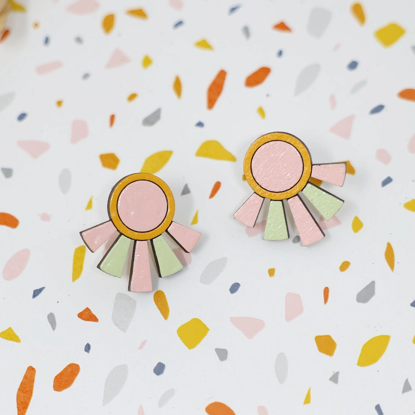 Art Deco Pastel Studs