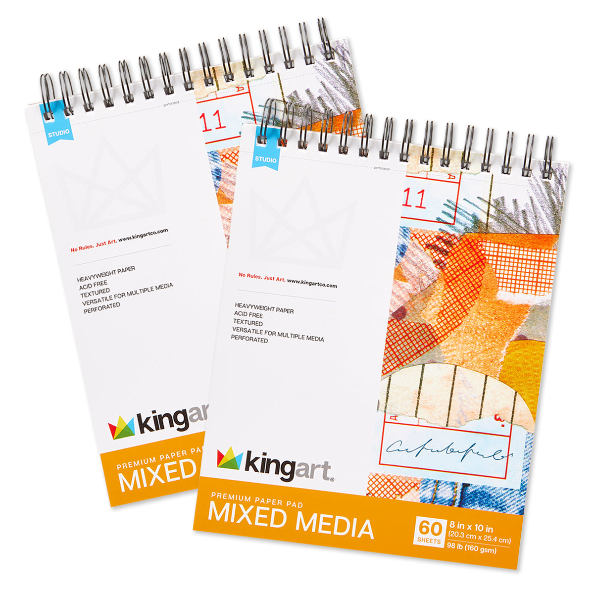 Mixed Media Paper 8x10 60 Sheets 2-Pack