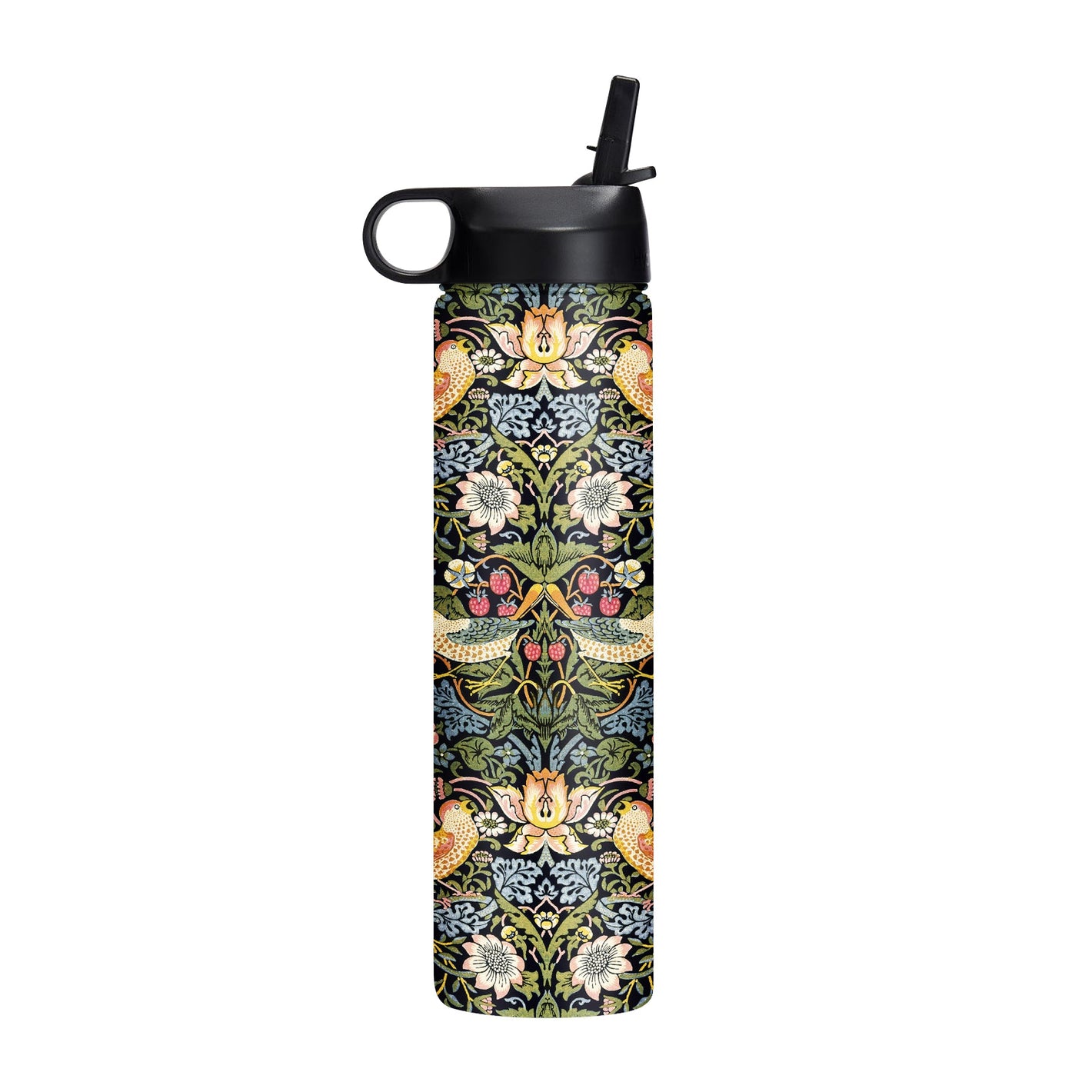 24 oz Water Bottle - William Morris "Strawberry Thief"