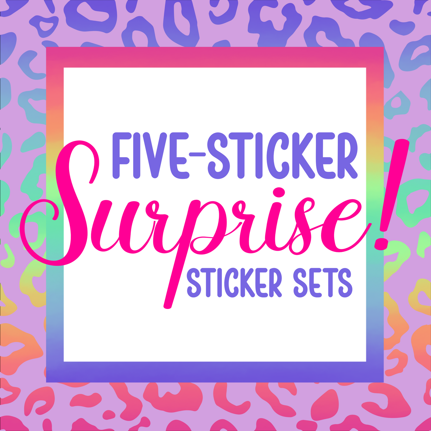 Super Secret Surprise Sticker Set