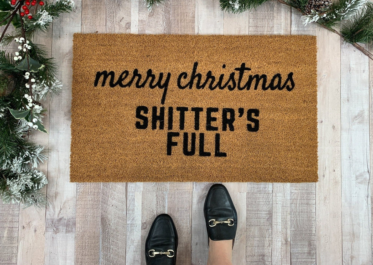 Merry Christmas Shitter's Full Doormat