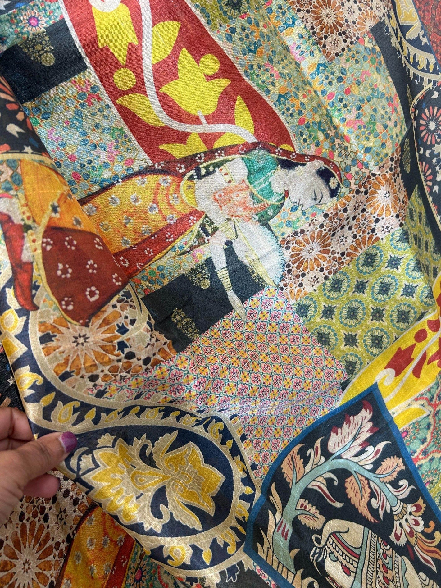 Kalamkari print dupatta