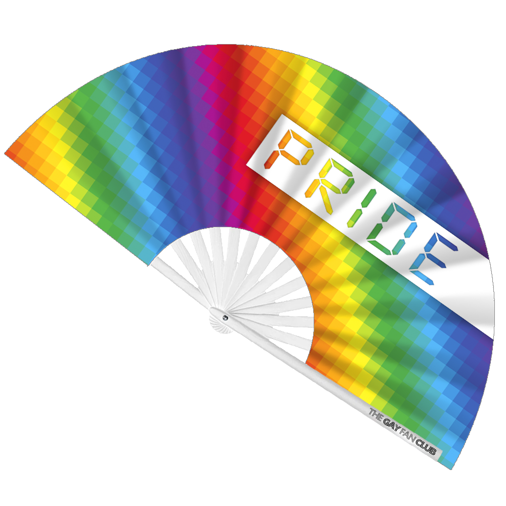 Pride Rainbow Fan