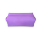 Luxe Frosted Jelly Boxy Pouch | lavender