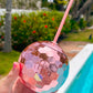 Pink Disco Ball Sipper Bundle (set of 6)
