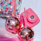 Pink Disco Ball Sipper Bundle (set of 6)