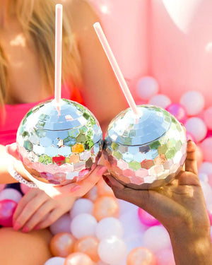 Disco Ball Sippers (set of 6)