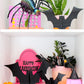 Black acrylic bats