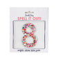Confetti Number Stickers - Adhesive Patches