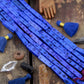 Indigo Blue Tribal Target Rectangle Tube, 8x27mm
