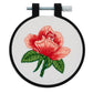 Stamped Embroidery Kit 3in Blooming Rose Kit