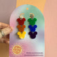 Rainbow Mickey Dangle Earrings