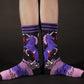 Evil AF Unicorn Crew Socks