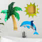 Palm Tree  Mirror Wall Decor