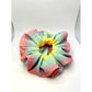 Gold Dot Ombre Rainbow Bullet Scrunchie
