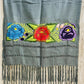 Embroidered Silk Handmade Mexican Shawls Rebosos Bordados en Ceda