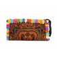 Rocio Multi-Color Pom Pom Wristlet Bag - Thailand