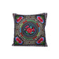 Hmong Embroidered Floral Pillow Cover - Thailand