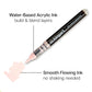 Acrylic Paint Brush Tip Pens - 12 Pastel Colors