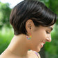 PRIDE Rainbow Tie Dye Lucite Thin Hoops