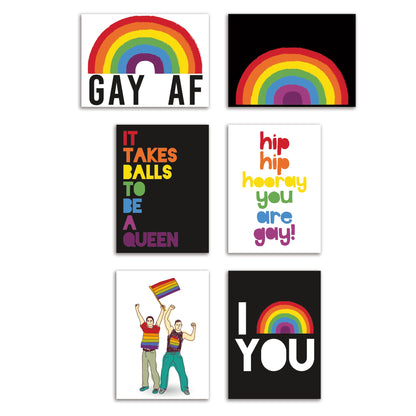 Gay Pride Greeting Cards, Set of 24
