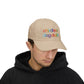 Childless Dog Dude Rainbow Embroidered Classic Cap (10 Hat Colors)