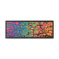 Bespattered Facade Neon Goodness Framed Canvas Art Print | 3 Frame Colors | Multiple Sizes