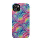 Bespattered Facade Rainbow Nebula Impact-Resistant Case