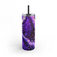 Bespattered Facade Purple Haze Maars Maker Skinny Matte Tumbler 20oz