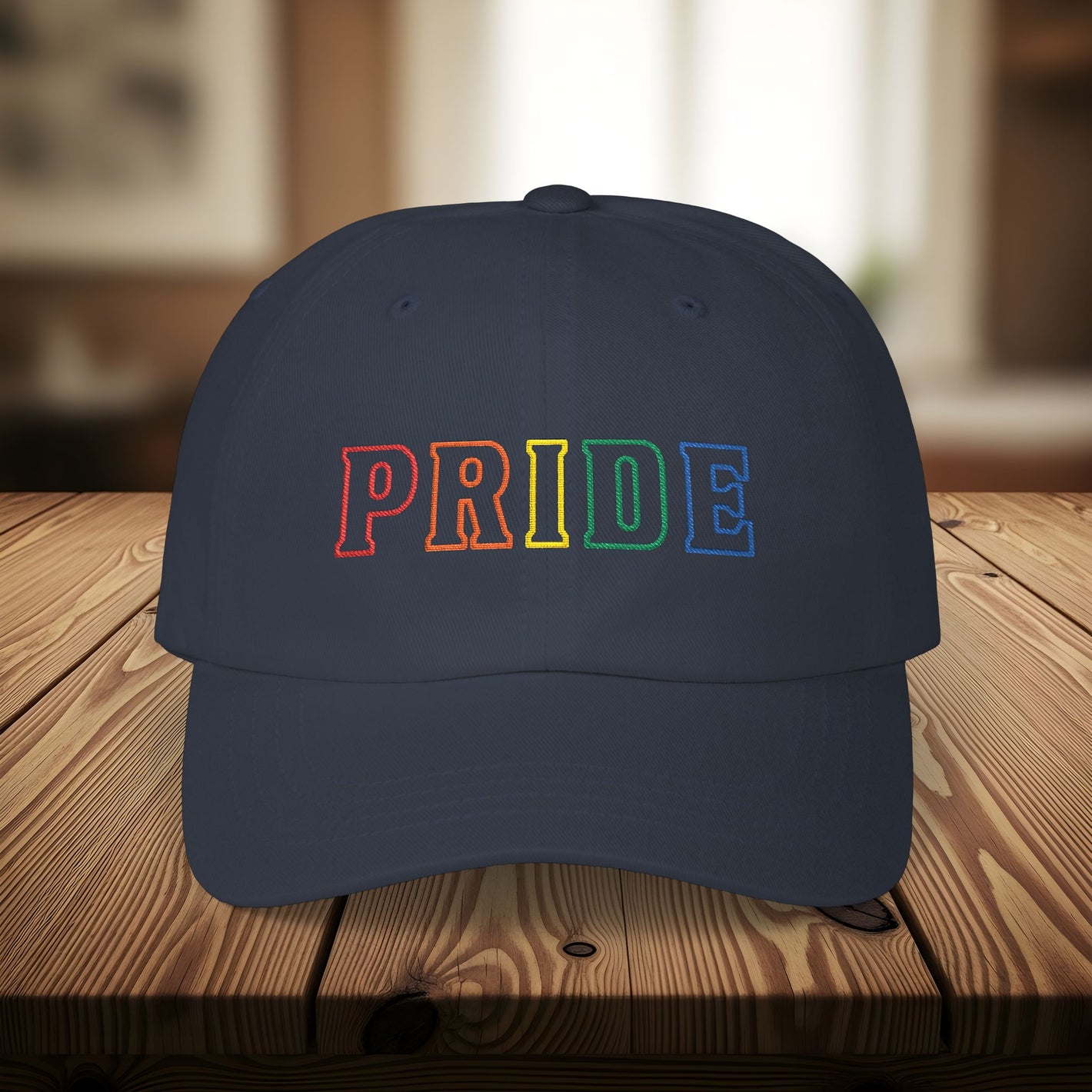 Bespattered Facade Rainbow LGBTQ+ Pride Embroidered Hat | 10 Colors