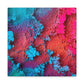 Bespattered Facade Resin Petri Macro Photograph Stretched Matte Canvas Art Prints | Multiple Sizes