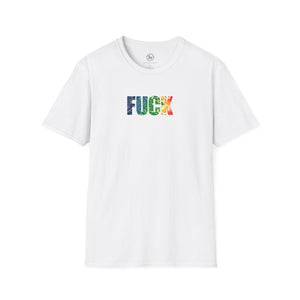 Bespattered Facade Everyone's Favorite Word Rainbow Seaside Unisex Softstyle T-Shirt