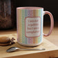 Bespattered Facade "I am not a quitter but I am a complainer" Rainbow Mug | 11oz or 15oz