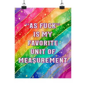 Bespattered Facade "Favorite Unit of Measurement" Giclée Archival Matte Paper Prints
