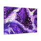 Bespattered Facade Purple Haze Stretched Matte Canvas Art Prints | Multiple Sizes