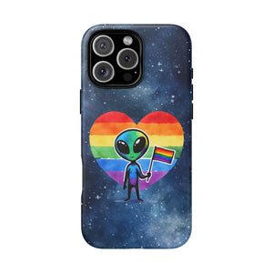 Bespattered Facade Rainbow Extraterrestrial Pride Tough Case