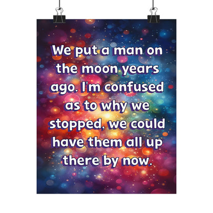 Bespattered Facade "Man on the Moon" Giclée Archival Matte Paper Prints