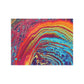 Bespattered Facade Rainbow Rings Postcards (no envelopes) | Sets of 10, 30, or 50