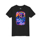 Bespattered Facade Rainbow Eat the Rich Colorful Retro Orcas Youth Short Sleeve Tee