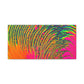 Bespattered Facade Neon Puddle Stretched Matte Canvas Art Prints | Multiple Sizes