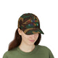 Childless Cat Lady Rainbow Embroidered Classic Cap (10 Hat Colors)