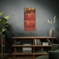 Bespattered Facade Fluid Art Abstract Painting Stretched Matte Canvas Art Prints | Multiple Sizes