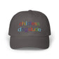 Childless Dog Dude Rainbow Embroidered Classic Cap (10 Hat Colors)