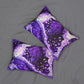 Bespattered Facade Purple Haze Lumbar Throw Pillow