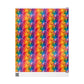 Bespattered Facade Rainbow Ink Circles Wrapping Paper | Three Sizes | Glossy or Matte