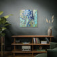Bespattered Facade Fluid Art Abstract Painting Stretched Matte Canvas Art Prints | Multiple Sizes