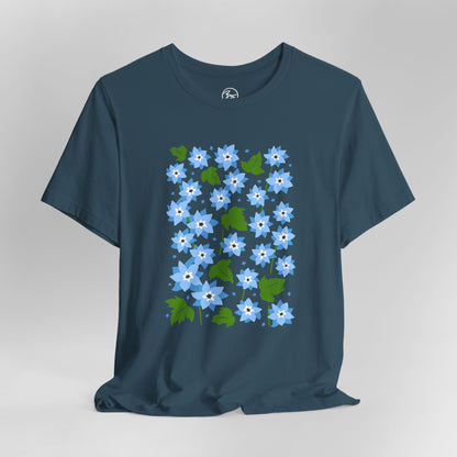 Delphinium Bella Canvas Unisex Jersey Short Sleeve Tee